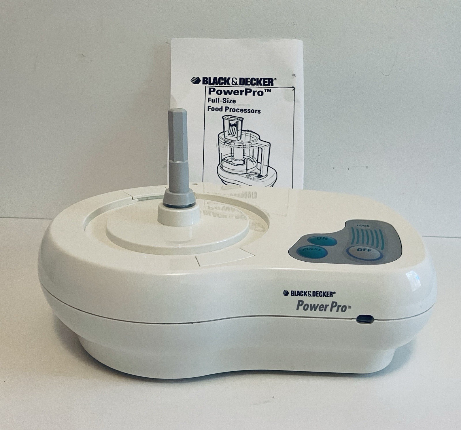 Black & Decker Power Pro FP1000 Food Processor Base Motor Only Tested Working