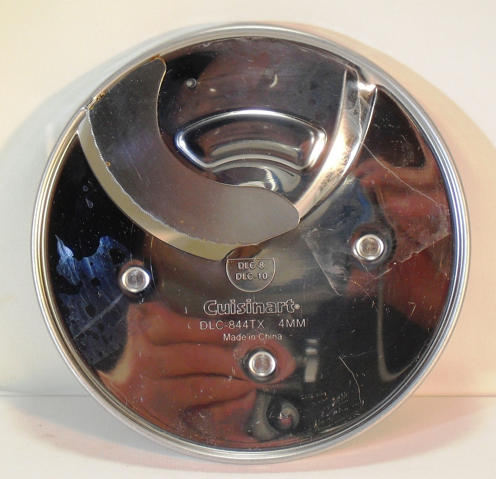 CUISINART FOOD PROCESSOR DLC-8S – DLC-844TX 4 mm SLICING DISC BLADE GENTLY USED