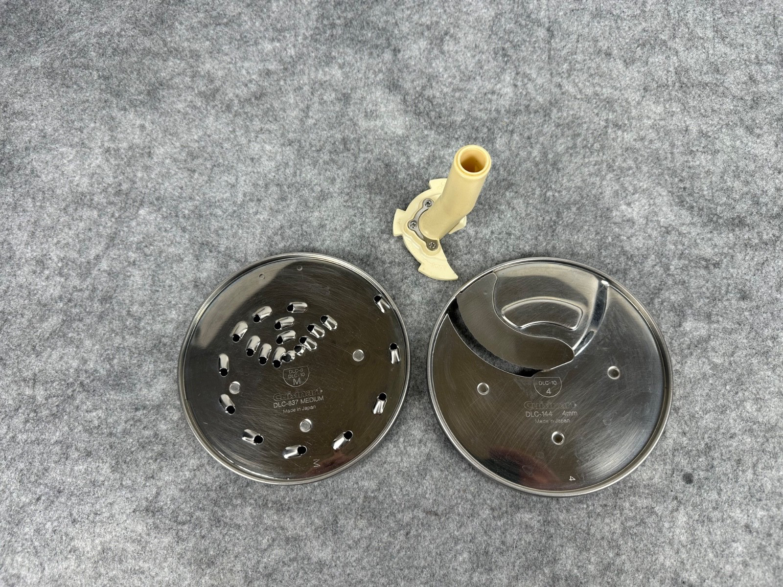 VTG Cuisinart DLC-10 Plus OEM Food Processor Disc/Stem Replacement Parts Set (3)