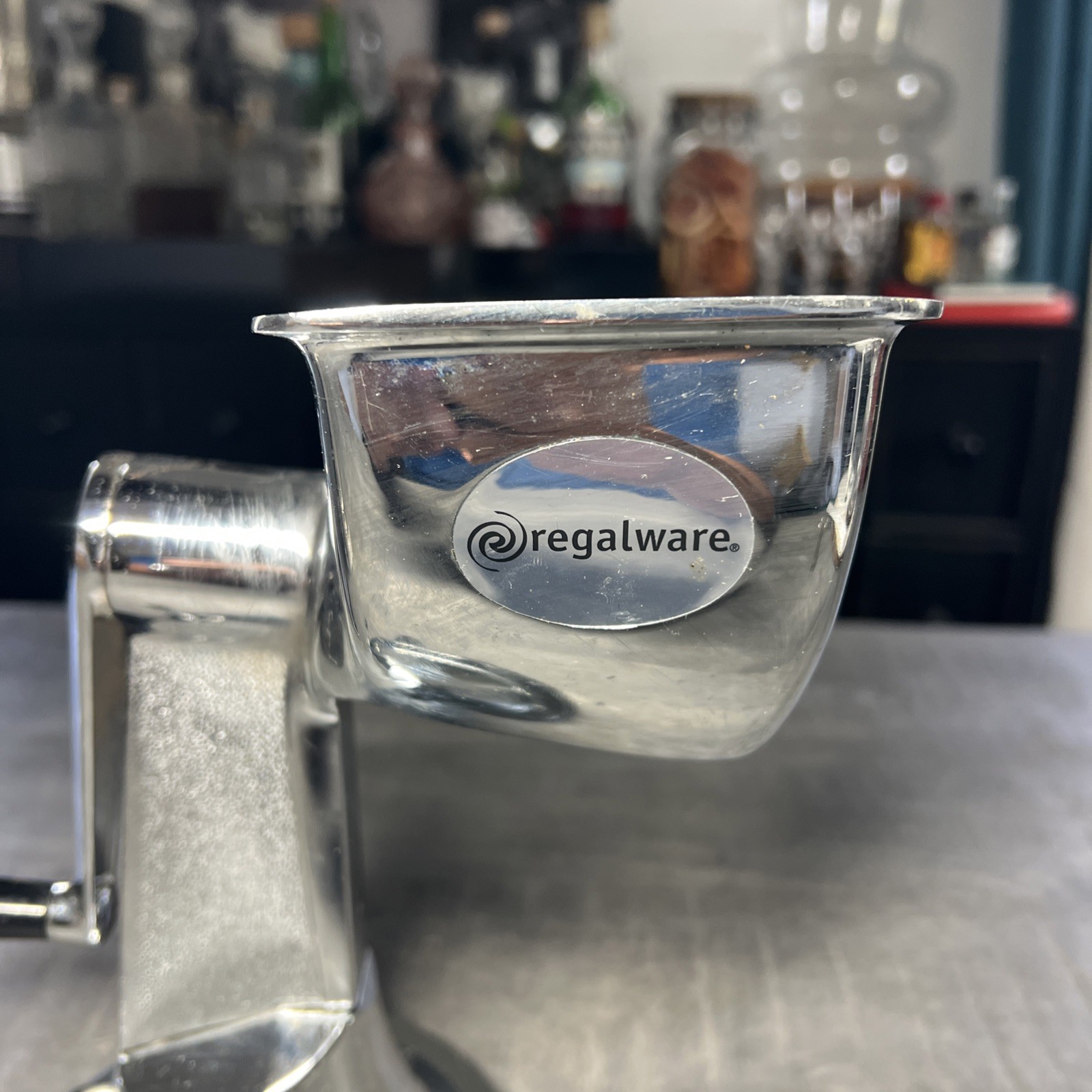 Regal Ware Manual Food Processor Cutter 4 Cones SaladMaster Parent Co Stainless