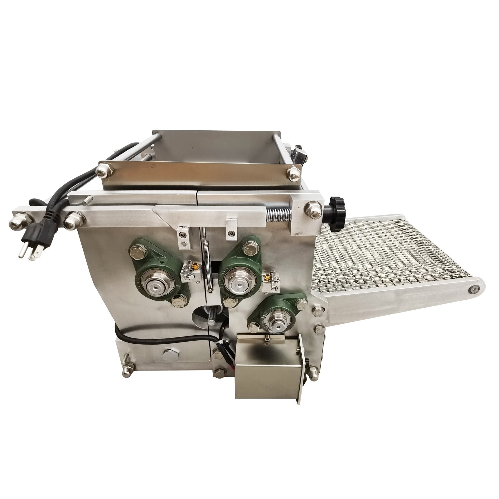 110V 400W 7.1″ Commercial Corn Tortilla Making Machine 0.04″-0.24″ Thickness