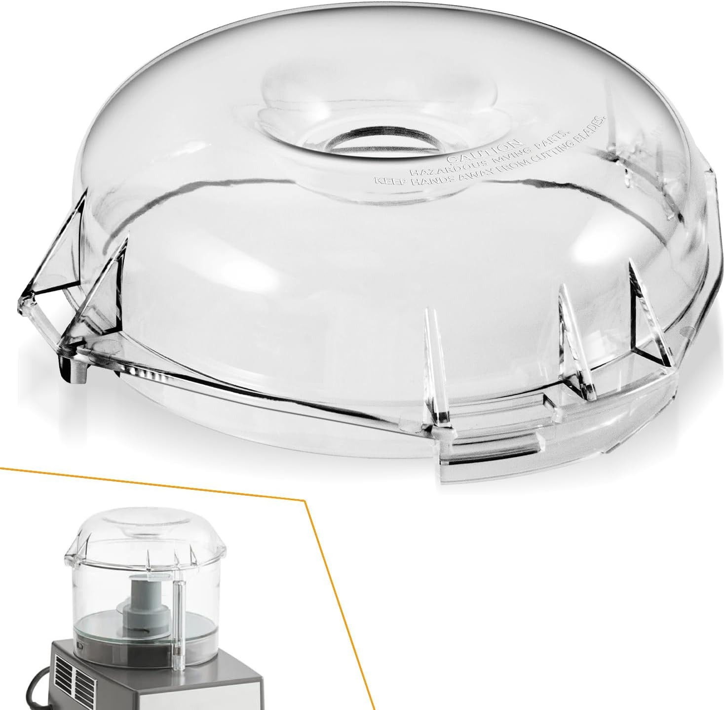 for Robot Coupe 106458S,R100B R100BCLR R2 Food Processor Mixer Cutter Bowl Lid