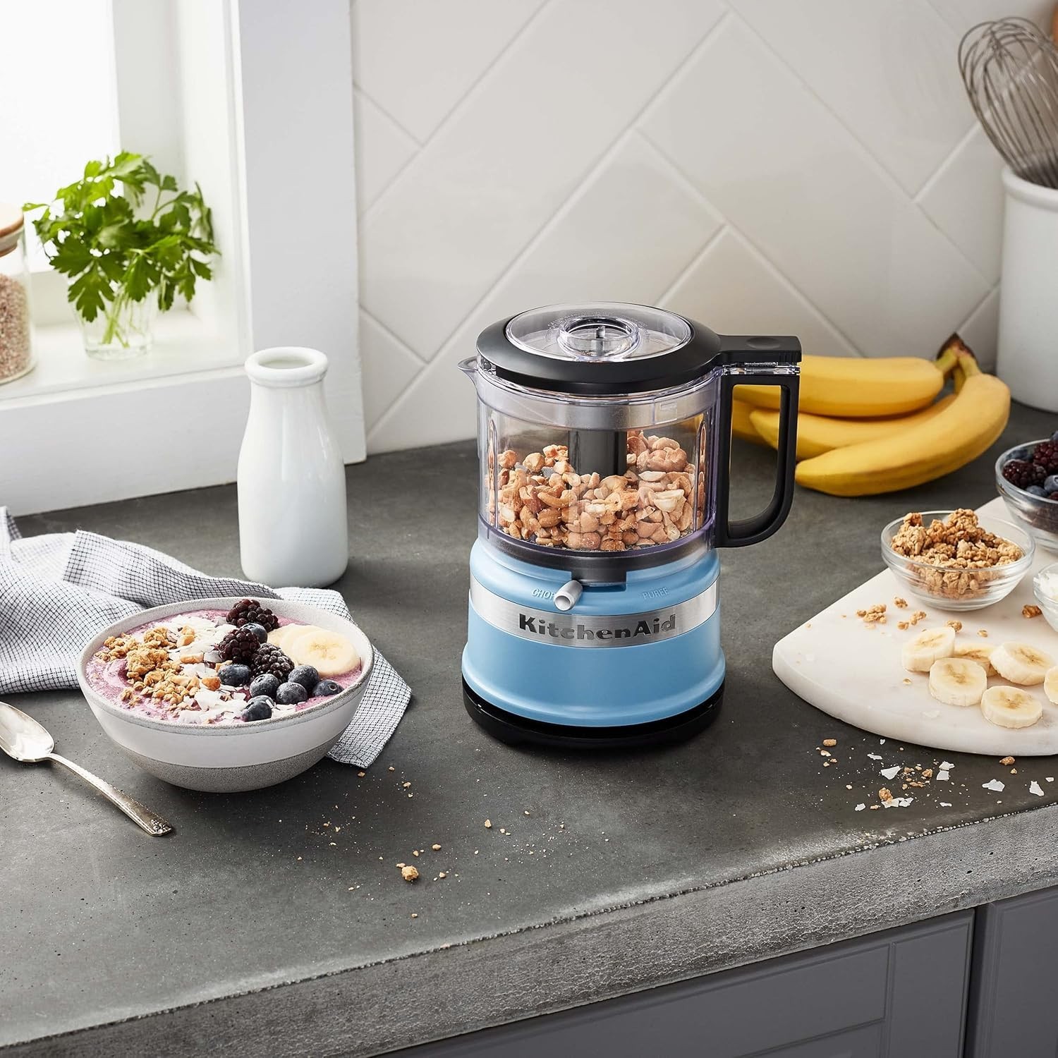 3.5 Cup Food Chopper KFC3516VB Blue Velvet