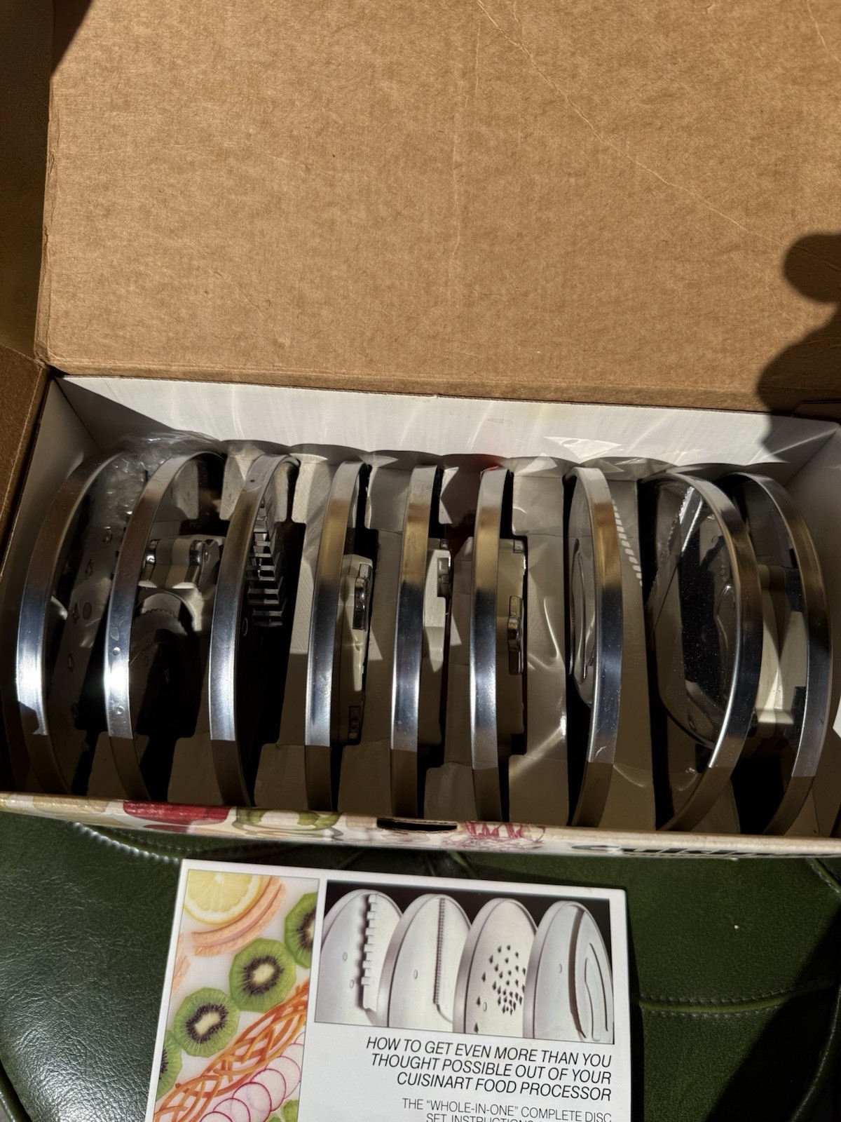 Cuisinart Complete DLC-7-070 DLC-7 Set Of 9 Made In Japan EXCELLENT 9 Discs