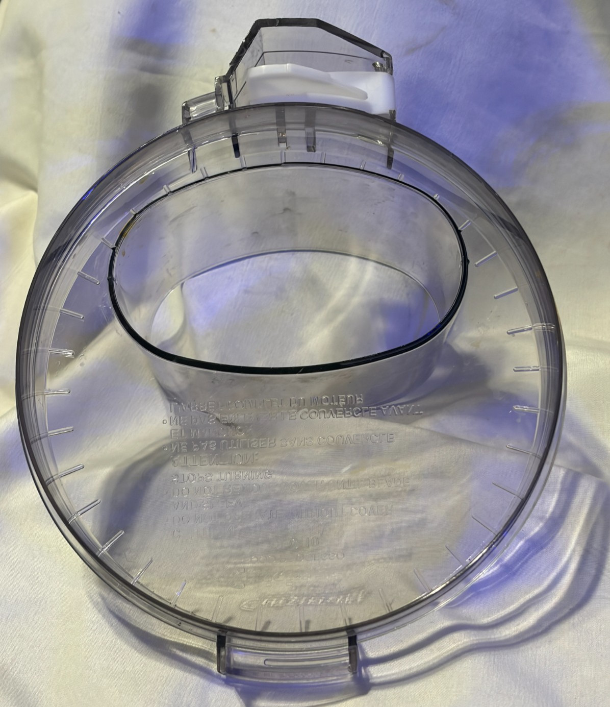 Cuisinart Pro Classic DLC-10 DLC-118BGTX 7 Cup Lid + Chute + Pusher