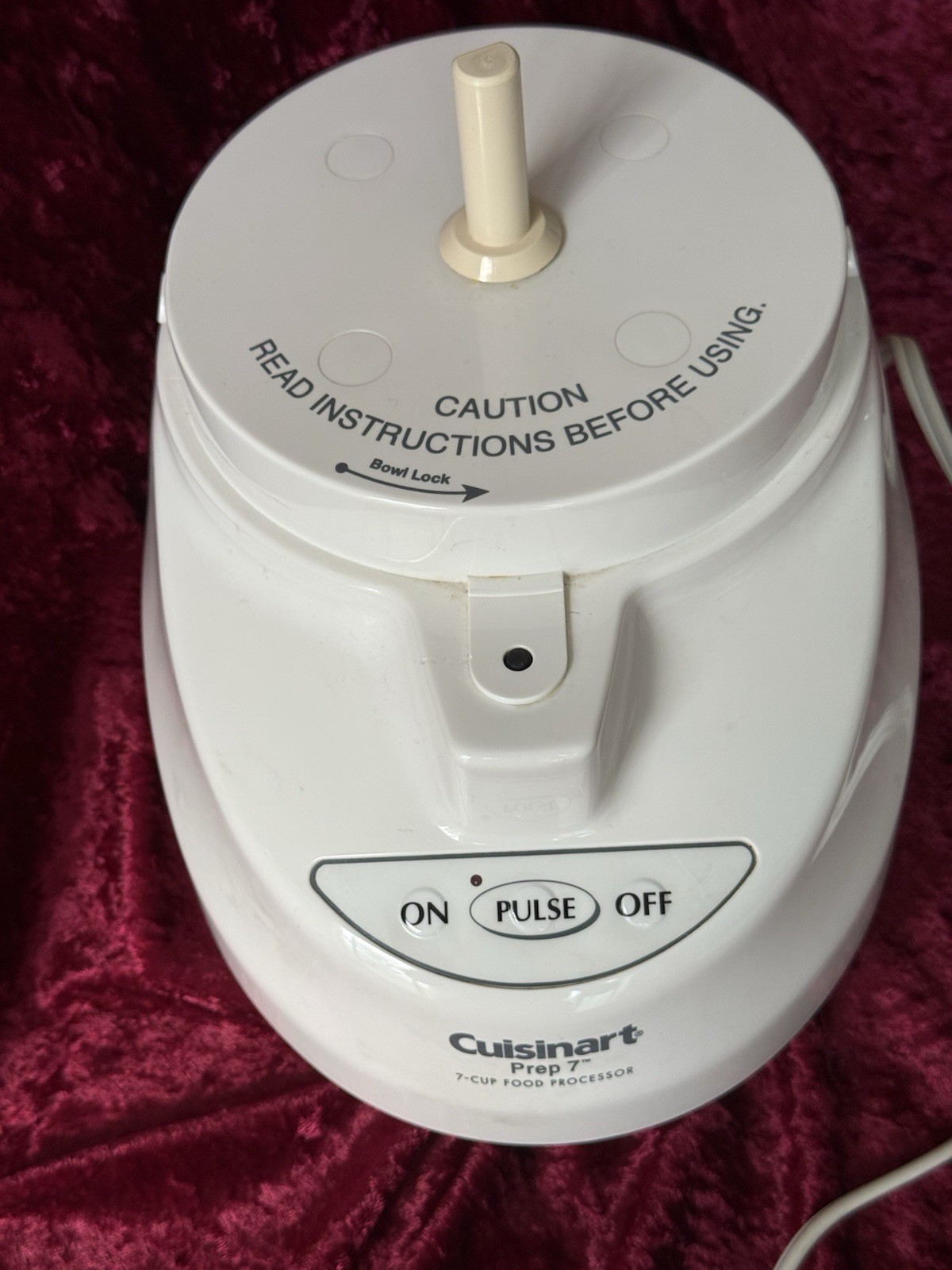 Cuisinart DLC-2007N Prep 7 7-Cup Food Processor Motor Base Unit Only. Tested.