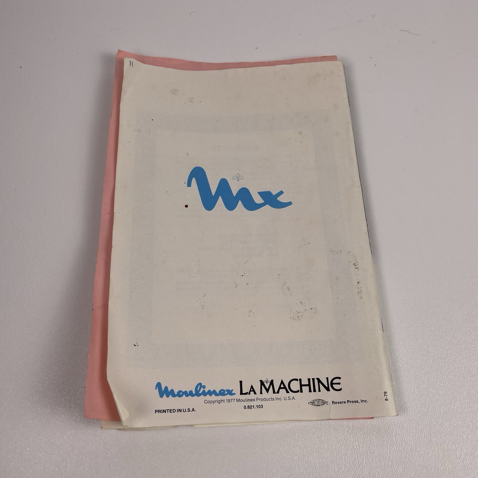 La Machine Food Processor by Moulinex Deluxe Model 390 TESTED WORKS
