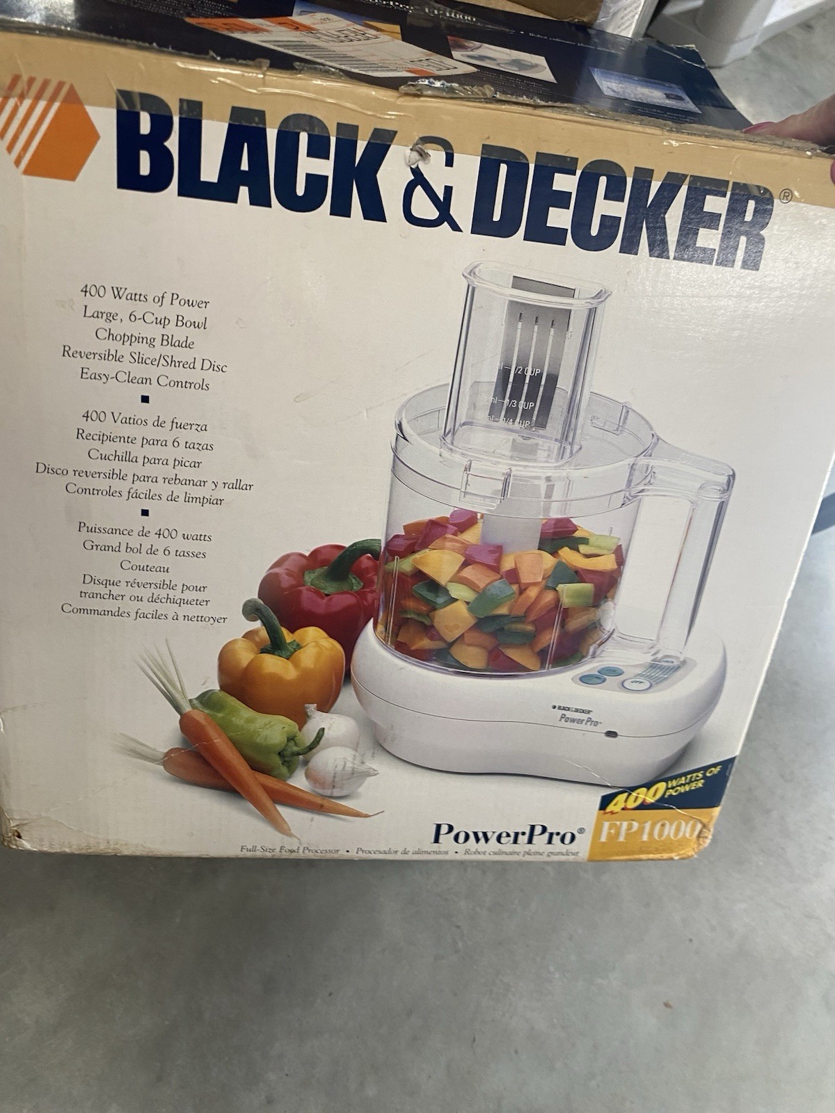 Black & Decker Power Pro FP1000 Full Size Food Processor Tested Works