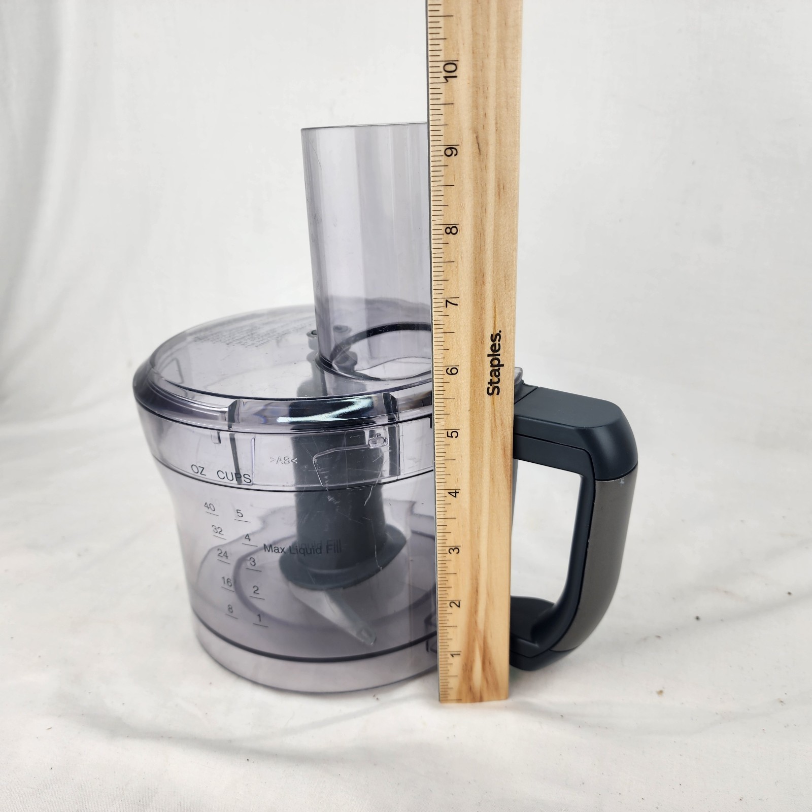 Cuisinart 5-Cup Food Processor FP-8 Clear Work Bowl, Lid, & Chopper Blade Lot