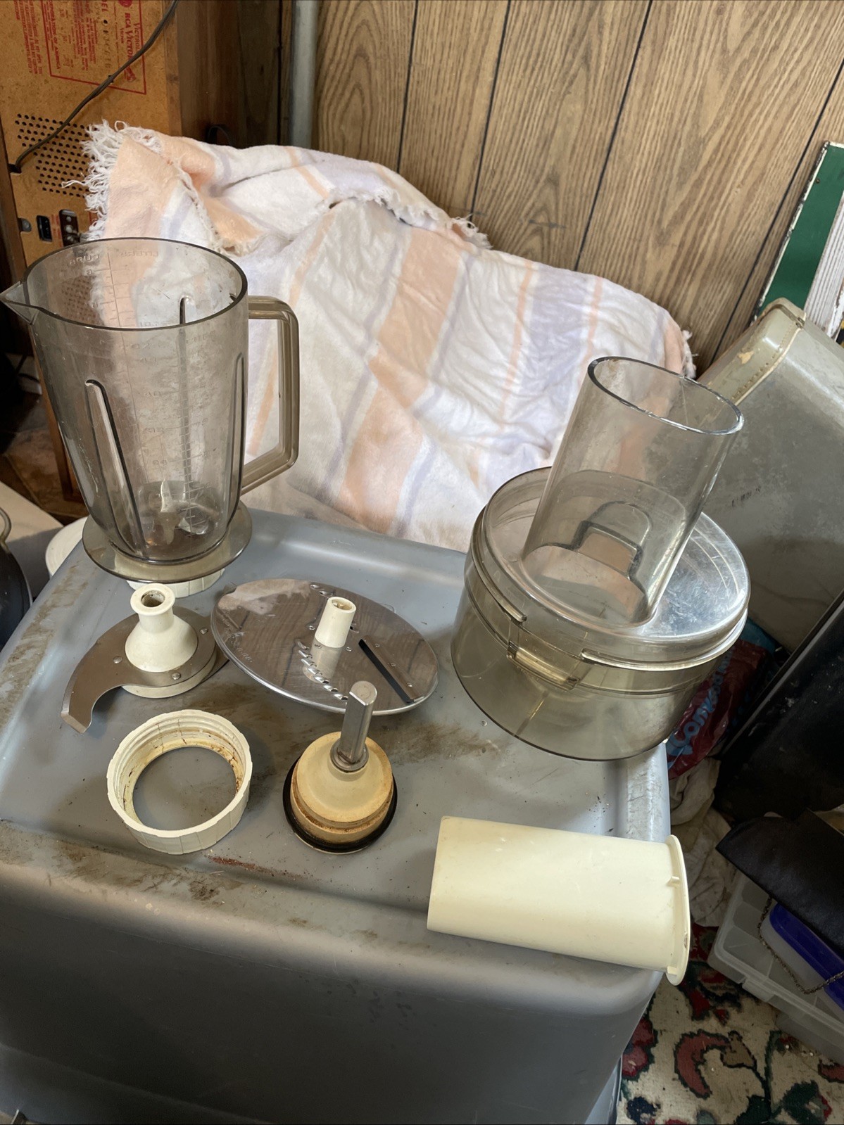 GE Food Processor D1FP2-4202 Bowl, Lid, blade, Pusher Replacement Parts ONLY