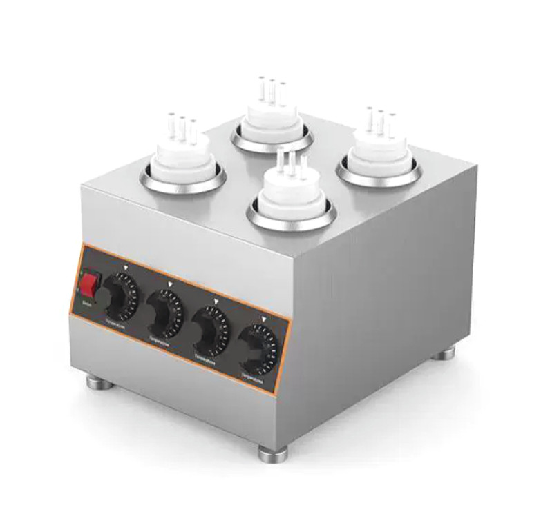 4 Cylinder｜Sauce Container｜Hot Chocolate Machine｜Sauce Dispenser｜Heating