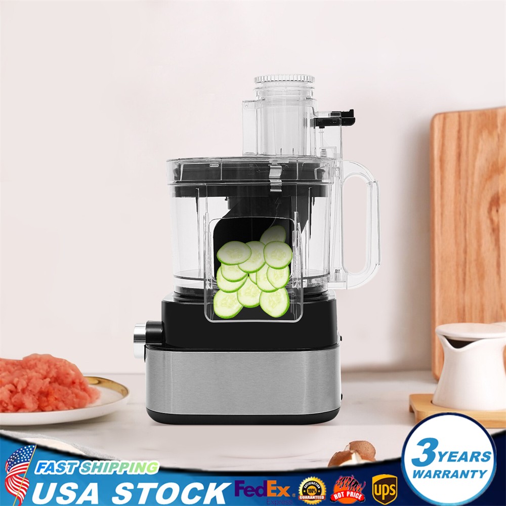 110V Electric Food Processor Vegetable Chopper Grinder Machine Commercial Home