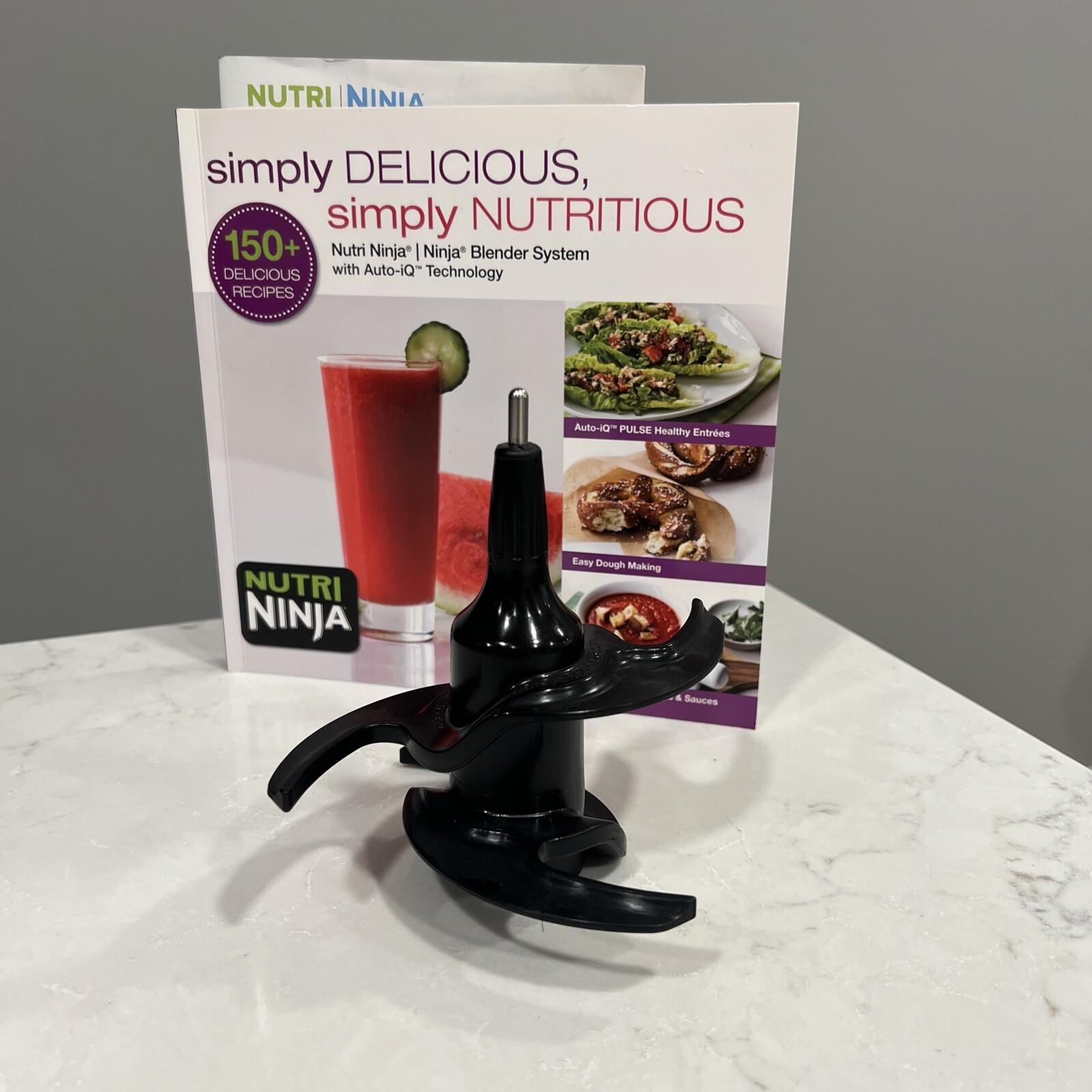 Ninja BN600 BN601 BN Pro Food Processor-Dough Blade Attachment & 150 Recipes OEM