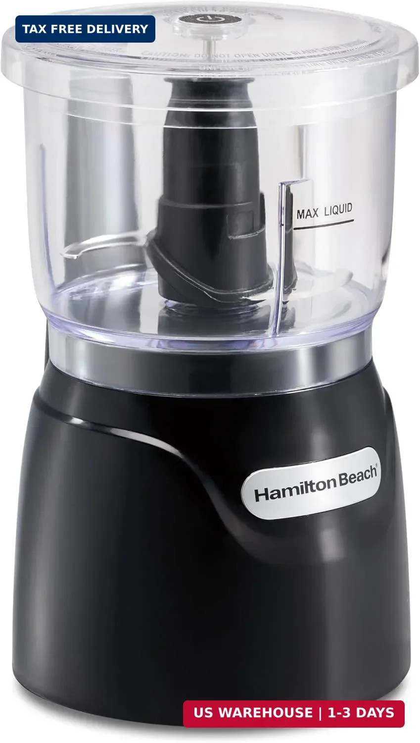 Hamilton Beach Electric Vegetable Chopper & Mini Food Processor, 3-Cup, 350 Watt