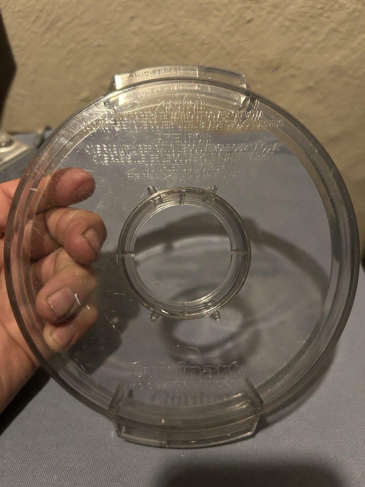 Cuisinart Food Processor 8 Series Replacement Flat Lid DLC-806GTX Lid Only