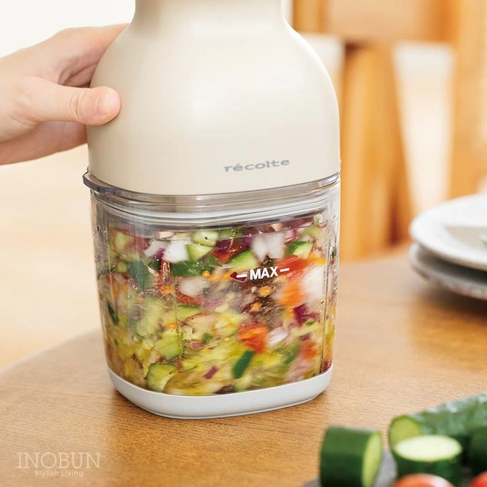 Recolte RCP-7 Cordless Food Processor USB Cream White