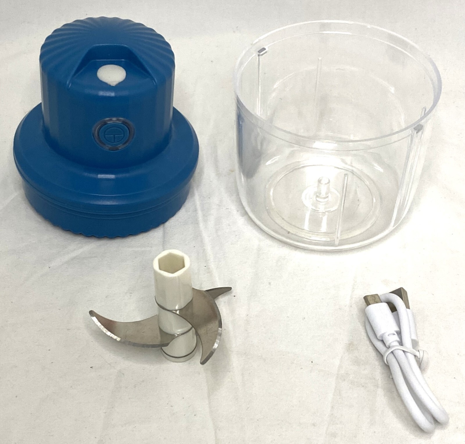 Namtheun Mini Prep Food Processor 250ML / 45 Watt Blue