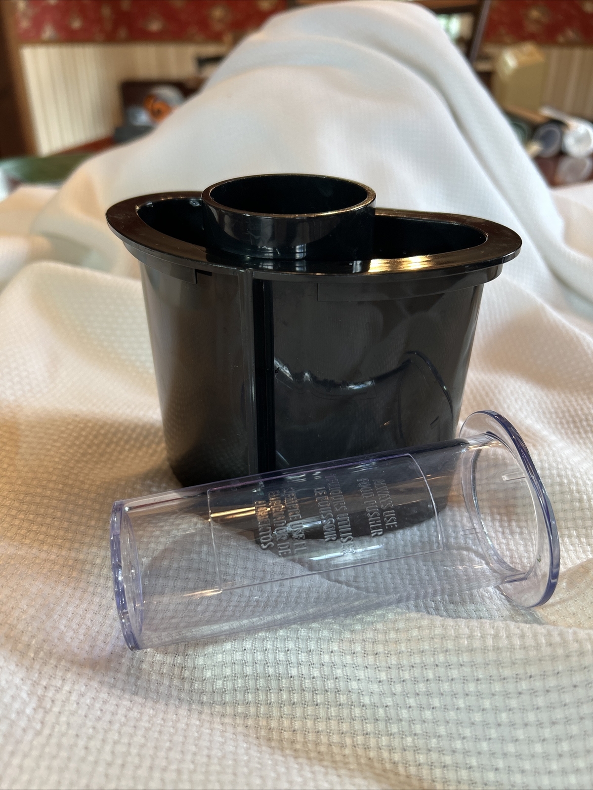 Hamilton Beach 70725 70725A 12-Cup Stack Snap Food Processor FOOD PUSHER SLEEVE