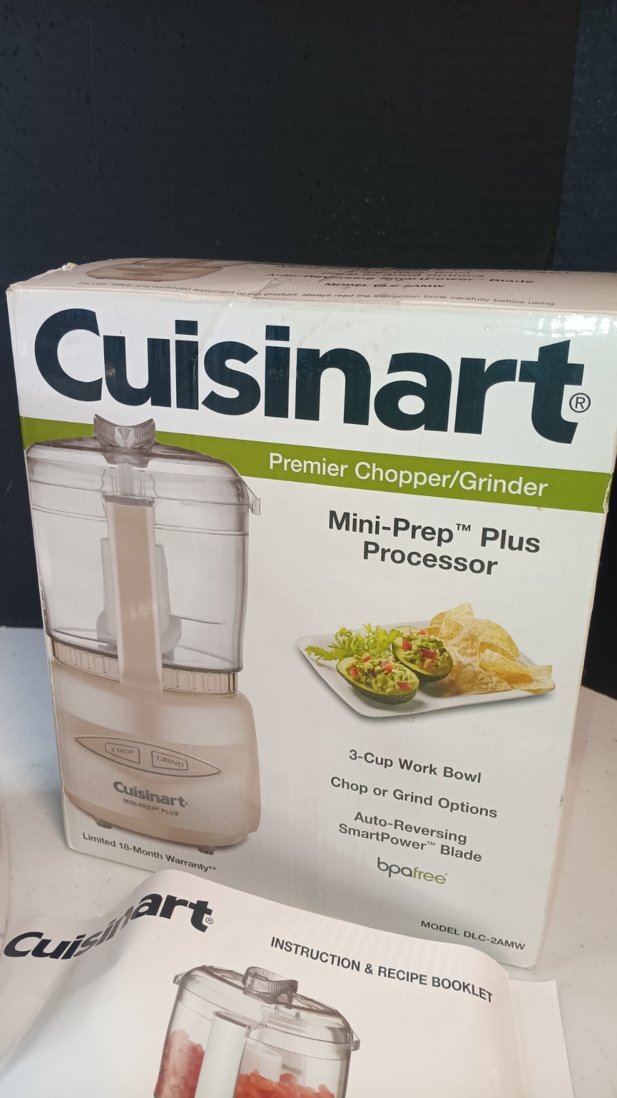Cuisinart Food Processor Mini-Prep Plus Model DLC-2A Premier Chopper Grinder