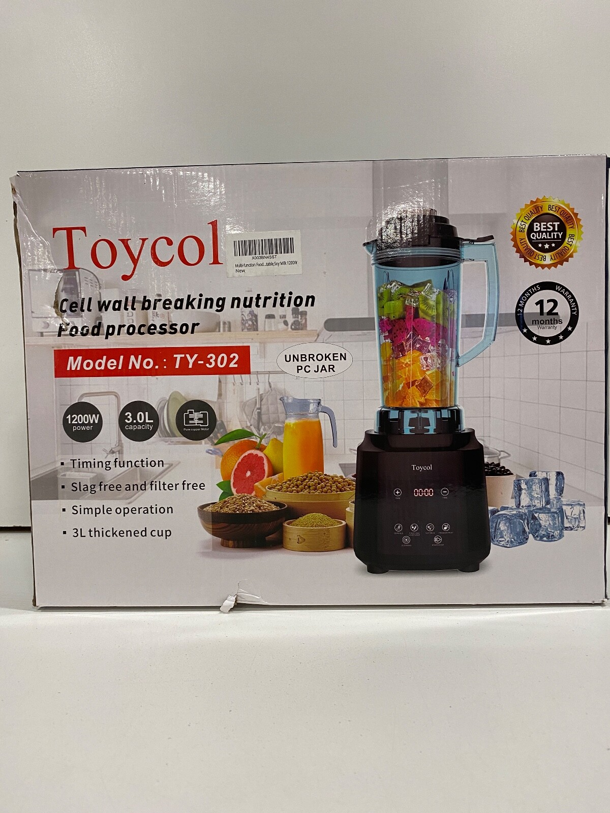 Toycol Cell Wall Breaking Nutrition Food Processor 1200 Watt