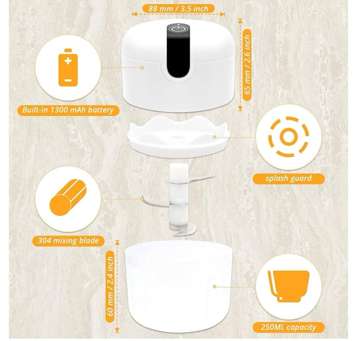 Electric Garlic Grinder Chopper Press Masher Vegetable Food Fruit Meat Crusher