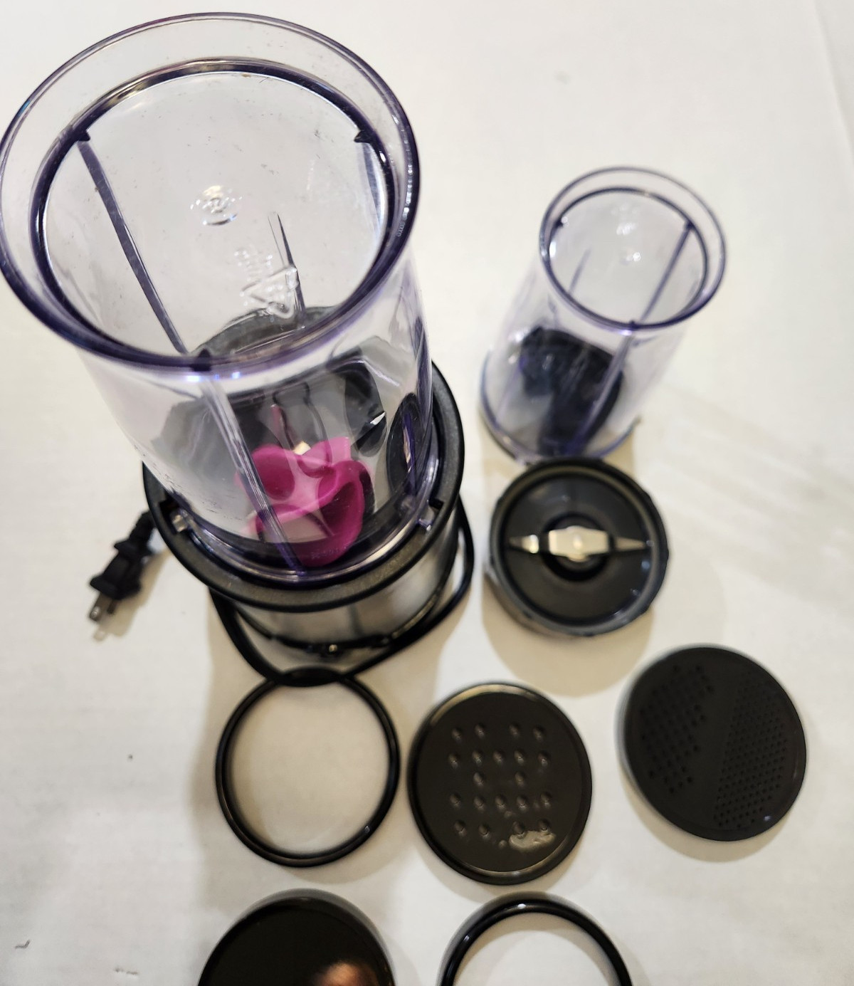 Bella Rocket Blender XJ-11401B1 Mini Food Processor Grinder Stainless Steel