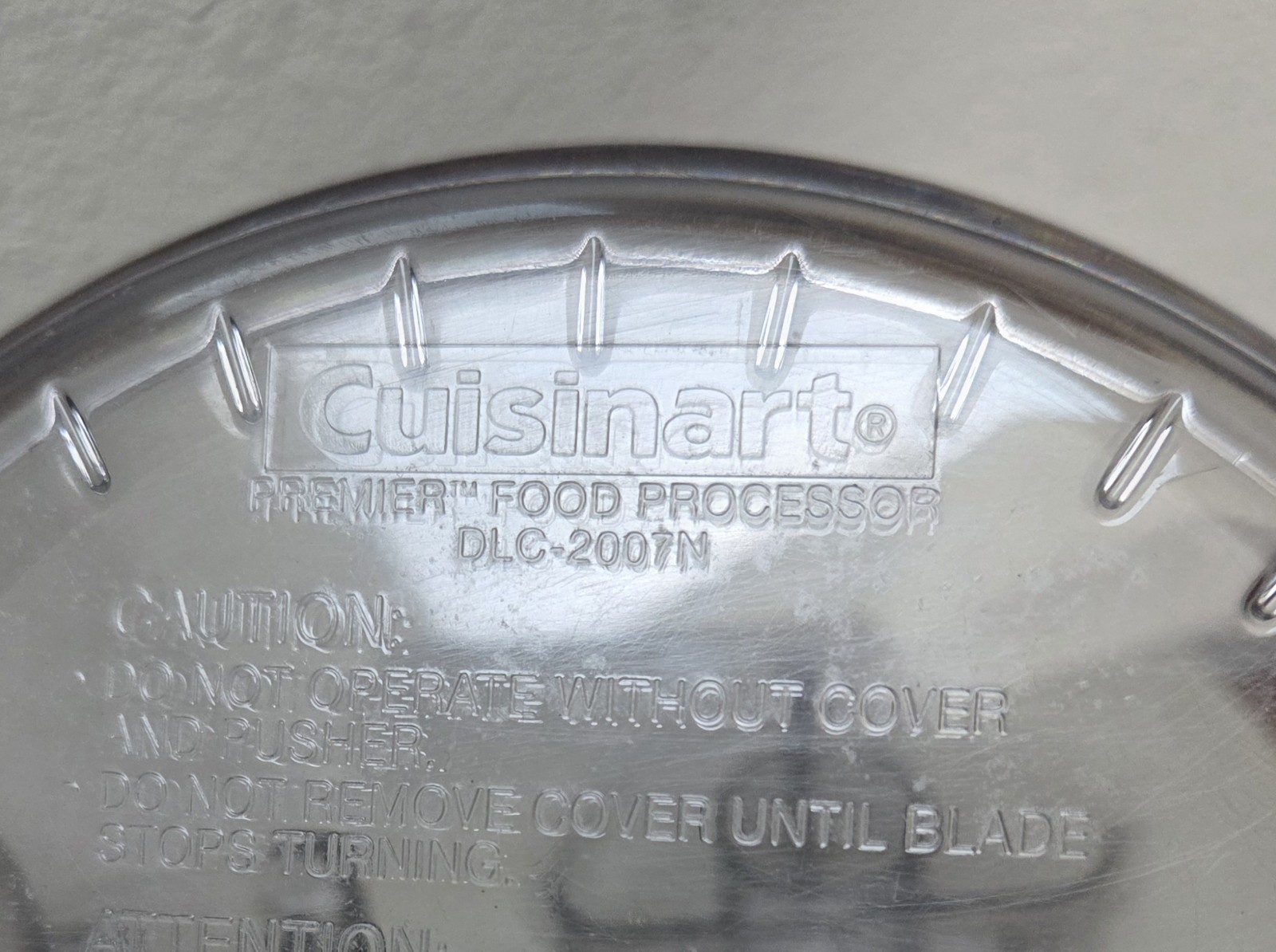 Cuisinart Food Processor DLC-2009-WBNT 9 Cup Work Bowl & DLC-2007N Lid
