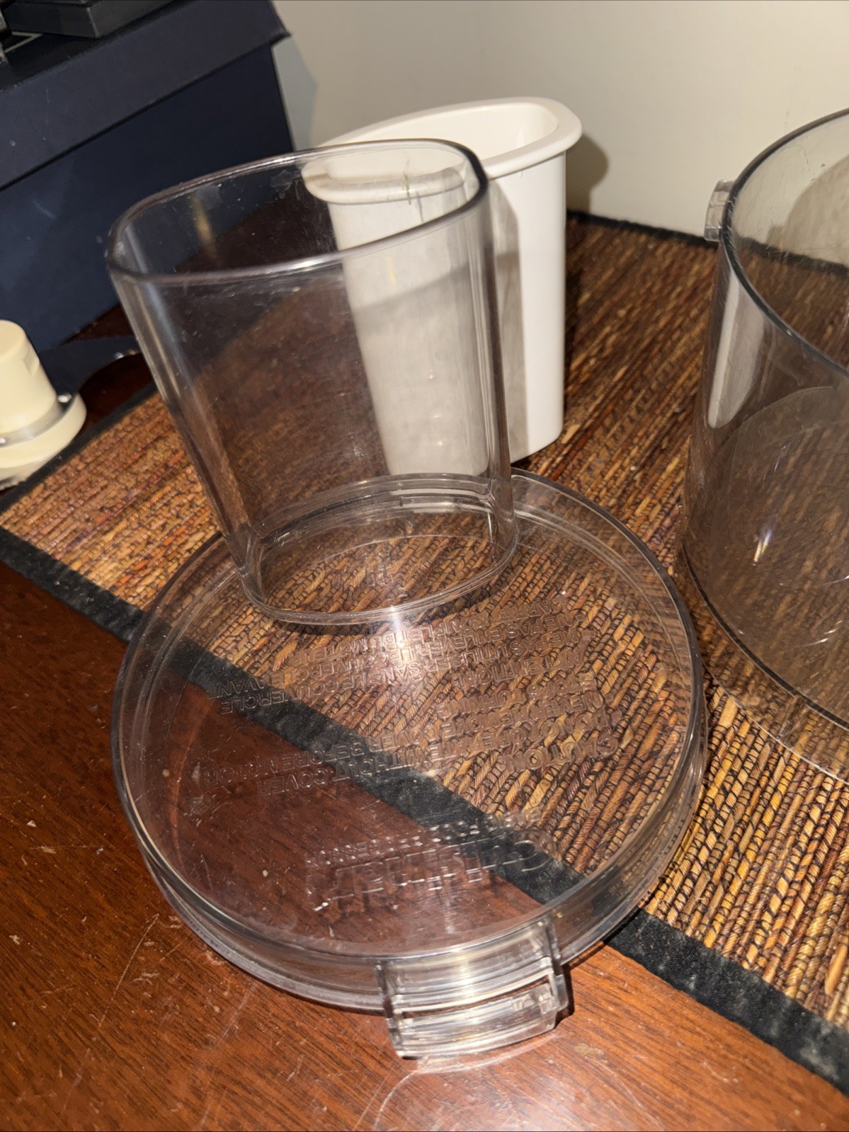Cuisinart Food Processor DLC-5TX Work Bowl-Lid and Pusher Replacment Parts