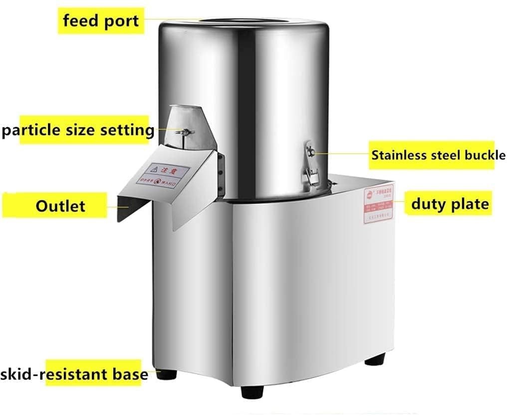 110V 600W Commercial Food Processor Machine, High Power Electric Vegetable Meat