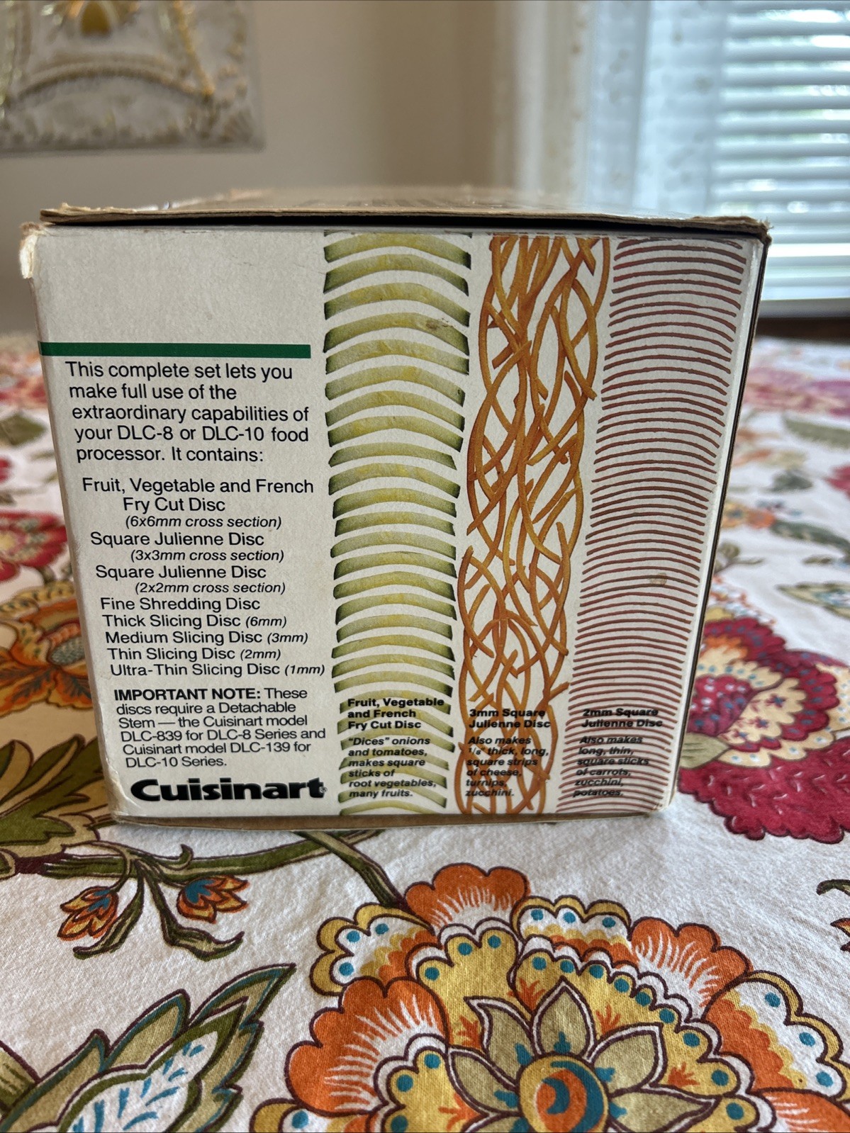 Cuisinart Complete DLC-8/ DLC-10 Disc Set For Food Processor 8 Blade Set DCL-870