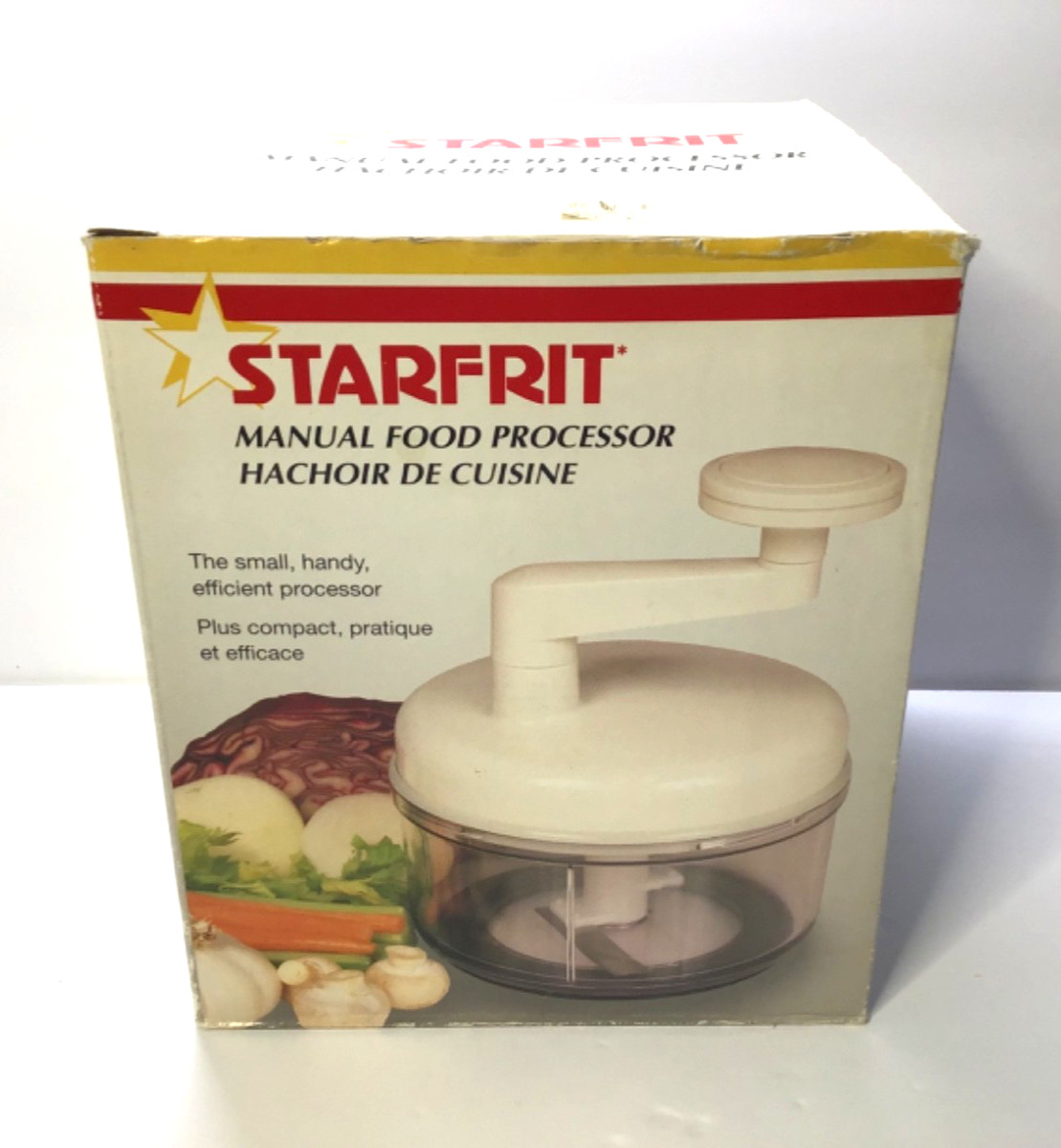STARFRIT: MANUAL FOOD PROCESSOR – COMPACT FOOD PROCESSOR