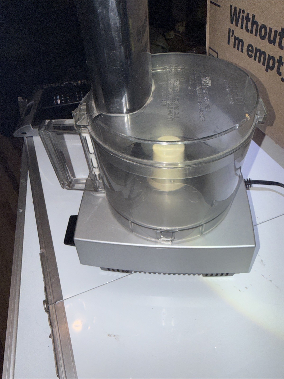 Cuisinart DLC-5BC Food Processor Brushed Chrome 7 Cup See Video Works Great