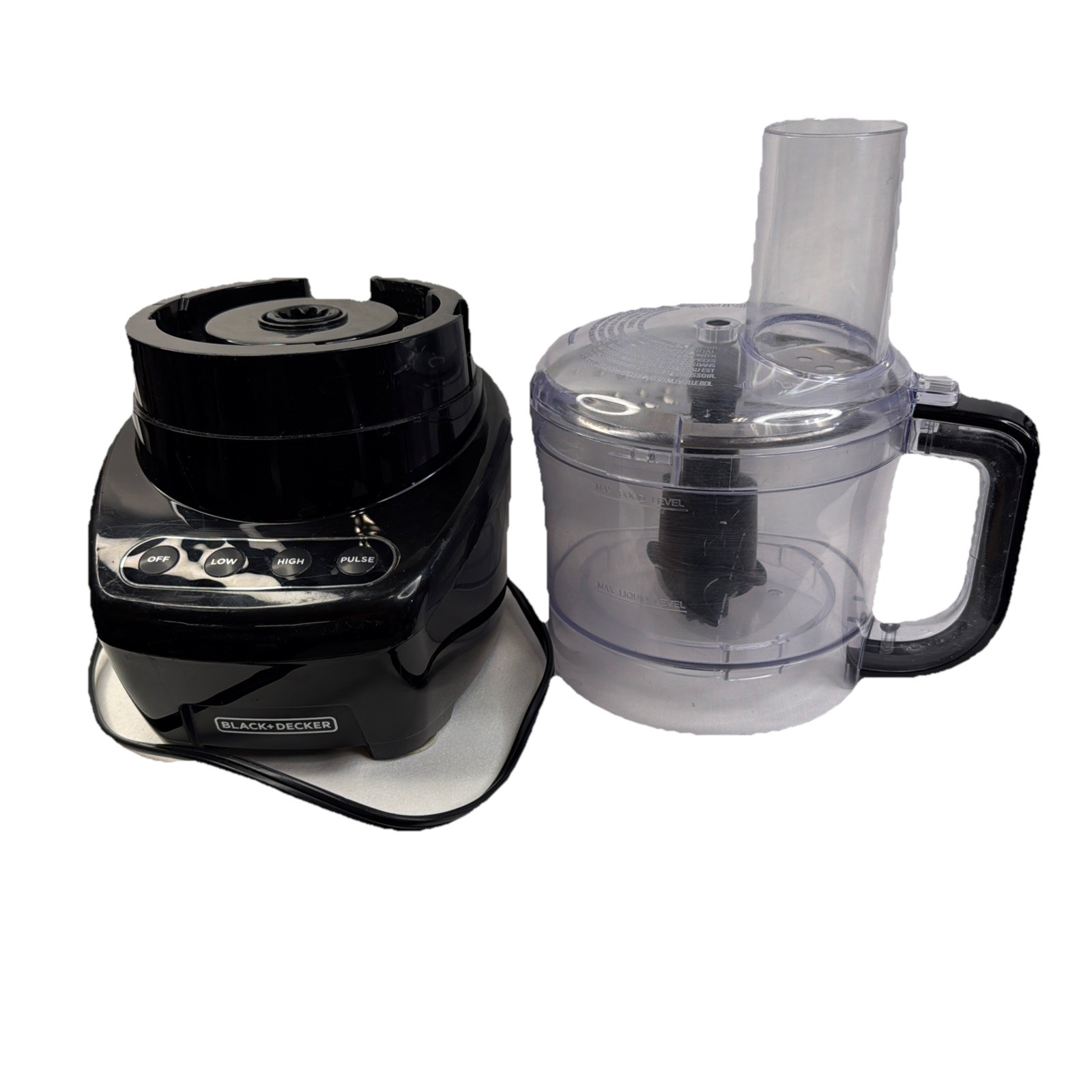 Black And Decker Easy Assembly 8 Cup Food Processor Model FP4200 450 W Motor