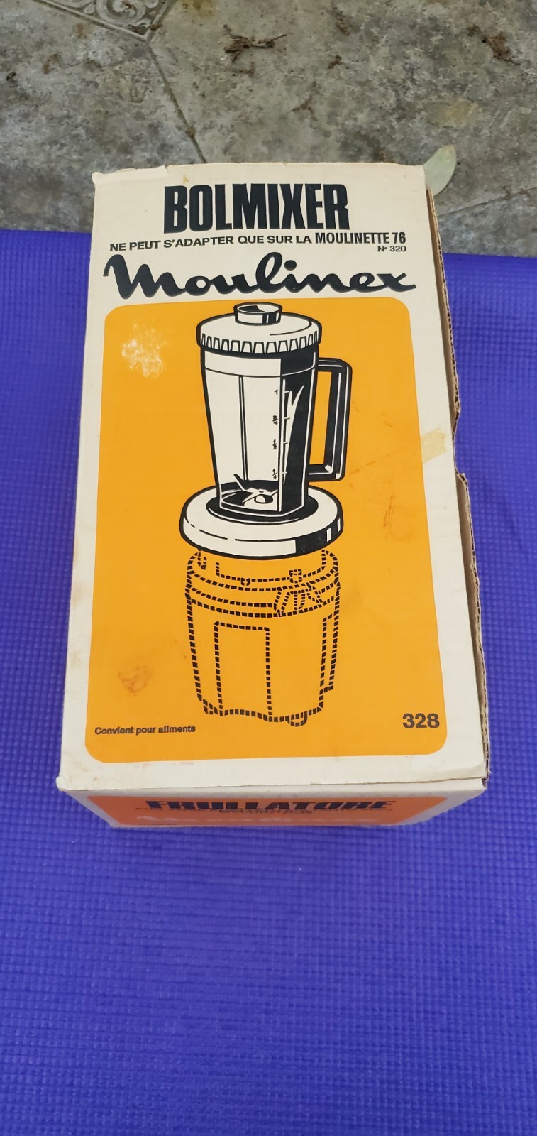MOULINEX LA MACHINE MODEL 390 BLENDIZER ATTACHMENT PART 328 580 Blender