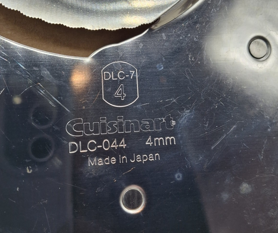Cuisinart Complete DLC-070 9 Discs Blade Set for the DLC-7, Made In Japan