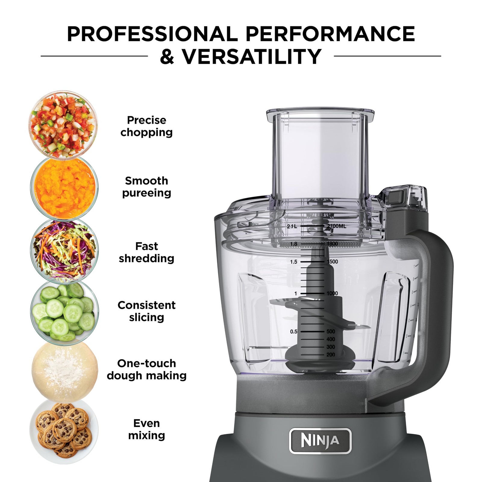 Ninja BN601 Professional Plus Food Processor 9-Cup 1000W