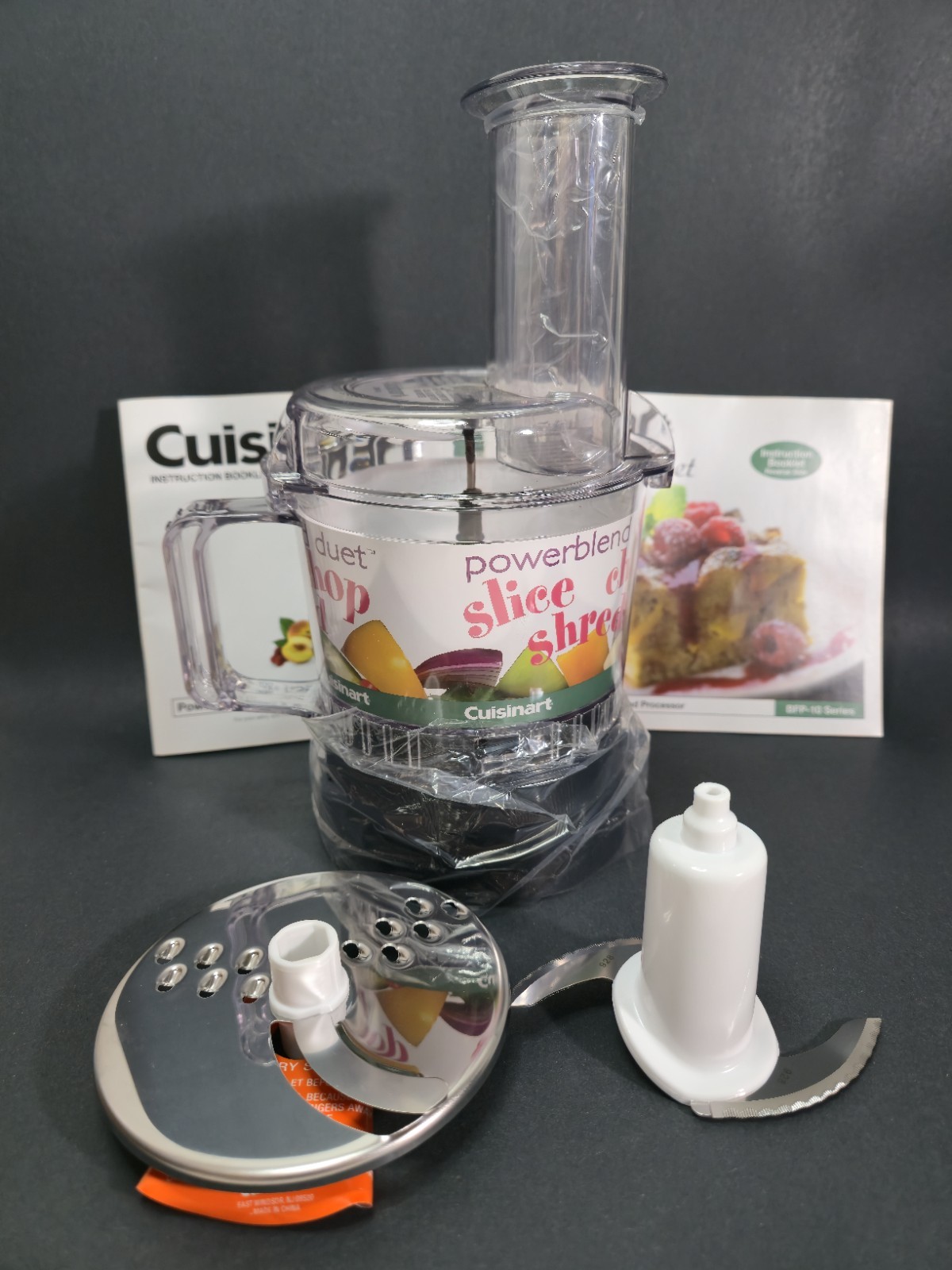 Cuisinart AFP-7 C Smart Power Duet Food Processor Base Bowl Lid & Blades New