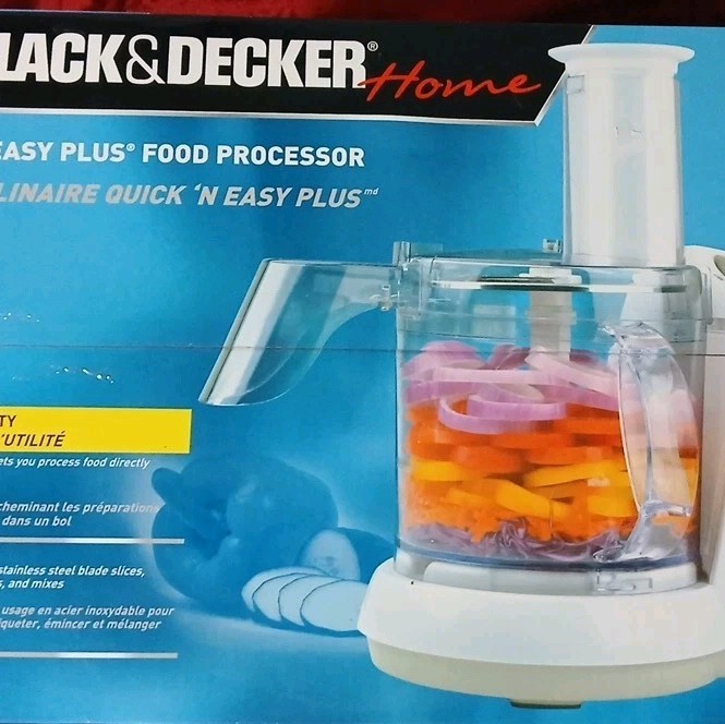 BLACK+DECKER Quick ‘n Easy Plus 8 Cup Food Processor 450W 2-Speed Pulse