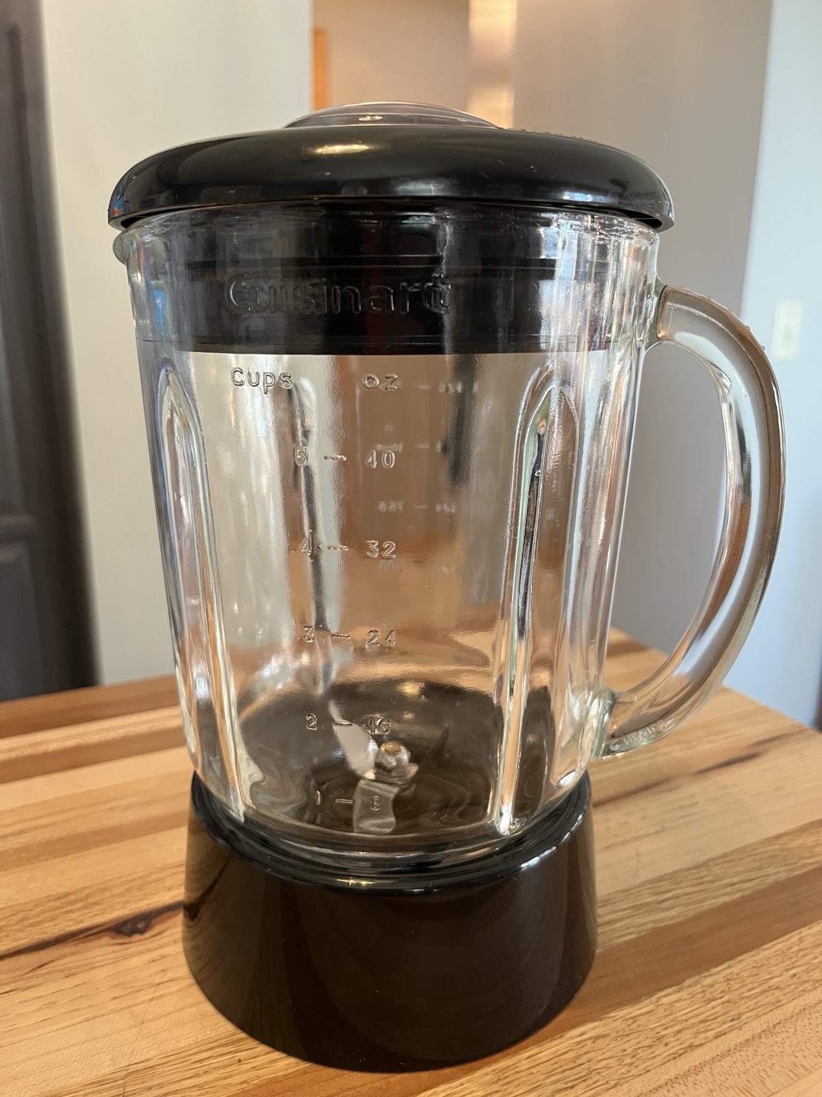 Cuisinart Smart Power Duet Processor Blender Glass Pitcher 48oz BFP-703CH Black