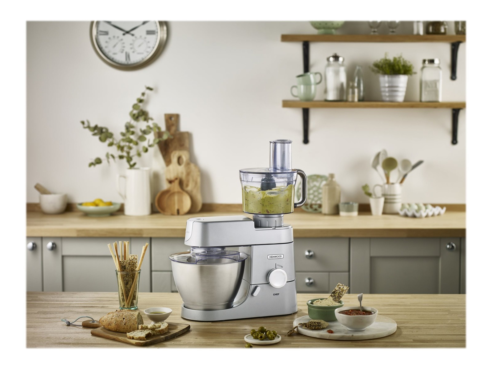 Kenwood Electronics Chef KVC3150S Food Processor 1000W Stainless Steel KVC 3150S