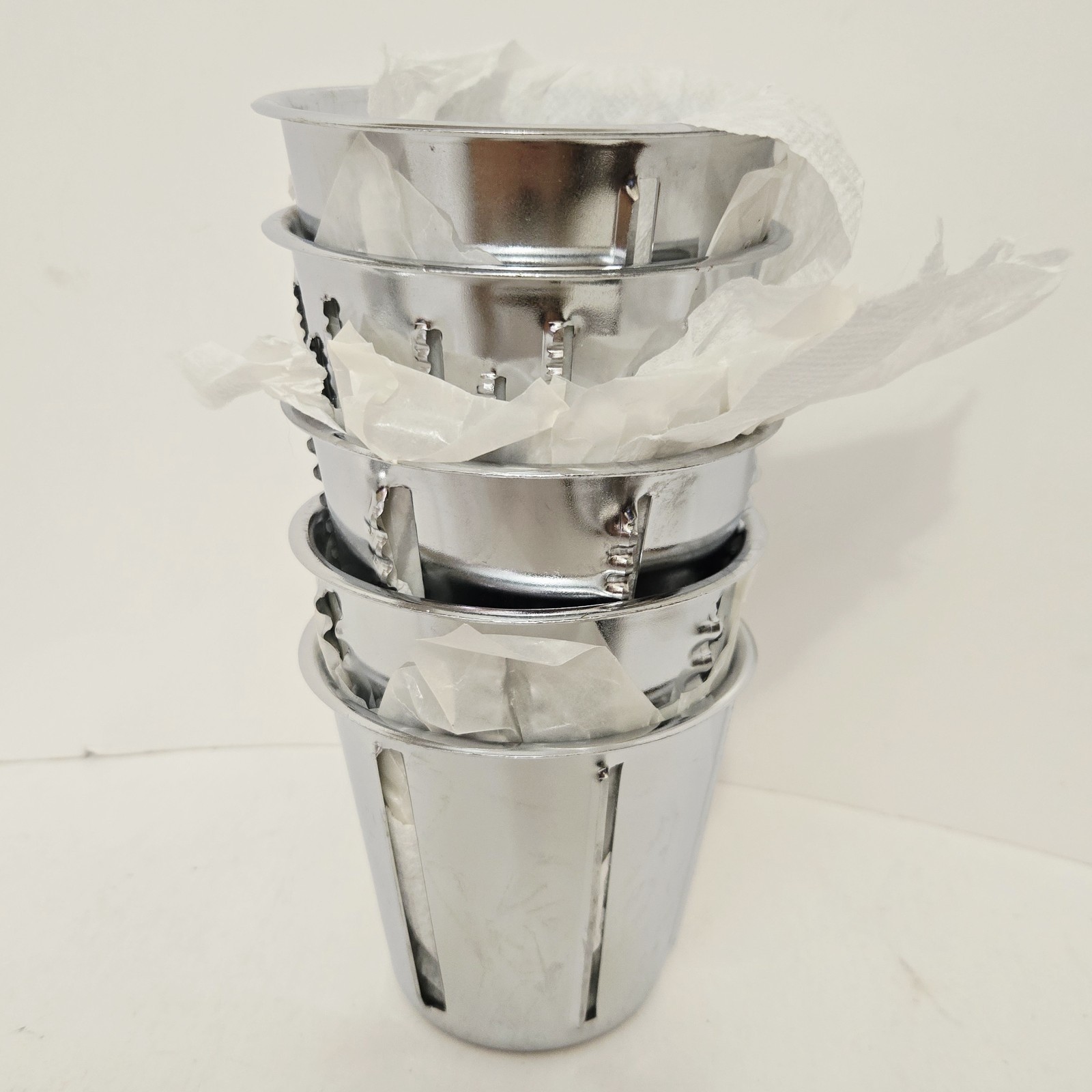 Vtg Healthy Gourmet Kitchen Cutter Shredder KitchenQuip 5 Cones Suction Base NOB