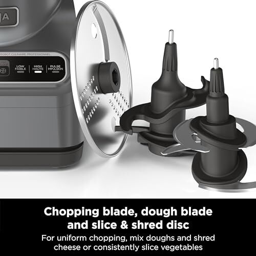 Ninja 1000 Peak Watt 9 Cup Food Processor with Auto iQ Technology Silver
