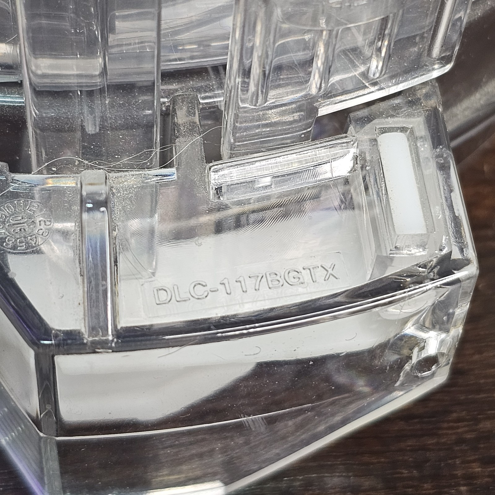 Cuisinart DLC-10 Food Processor Lid Chute Pusher DLC-117BGTX