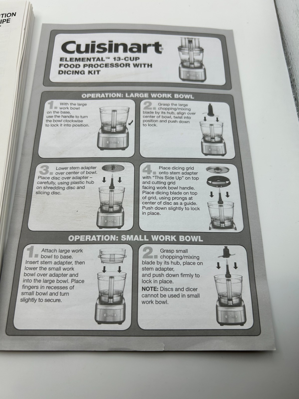Cuisinart FP-13D Series Elemental 13-Cup Food Processor with Dicing Kit