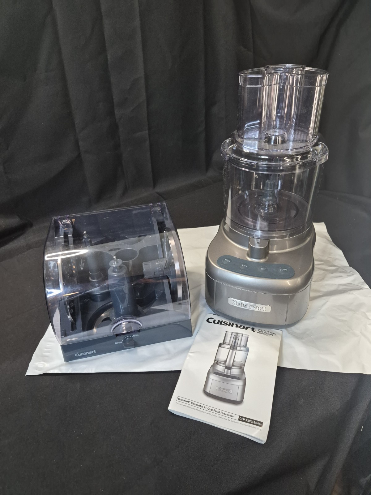 Cuisinart Elemental 11 Cup Food Processor With Attachments & Storage CFP-22