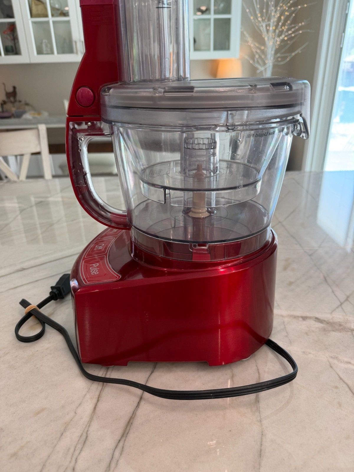 Cuisinart FP-12MR Elite Collection Metallic Red 12-Cup Food Processor FP-12M9