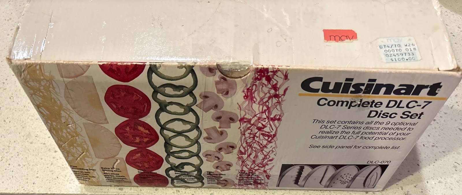 CUISINART DLC-7 SERIES 8 Of 9 DISC SET FOR FOR FOOD PROCESSOR DLC-070 (VINTAGE)
