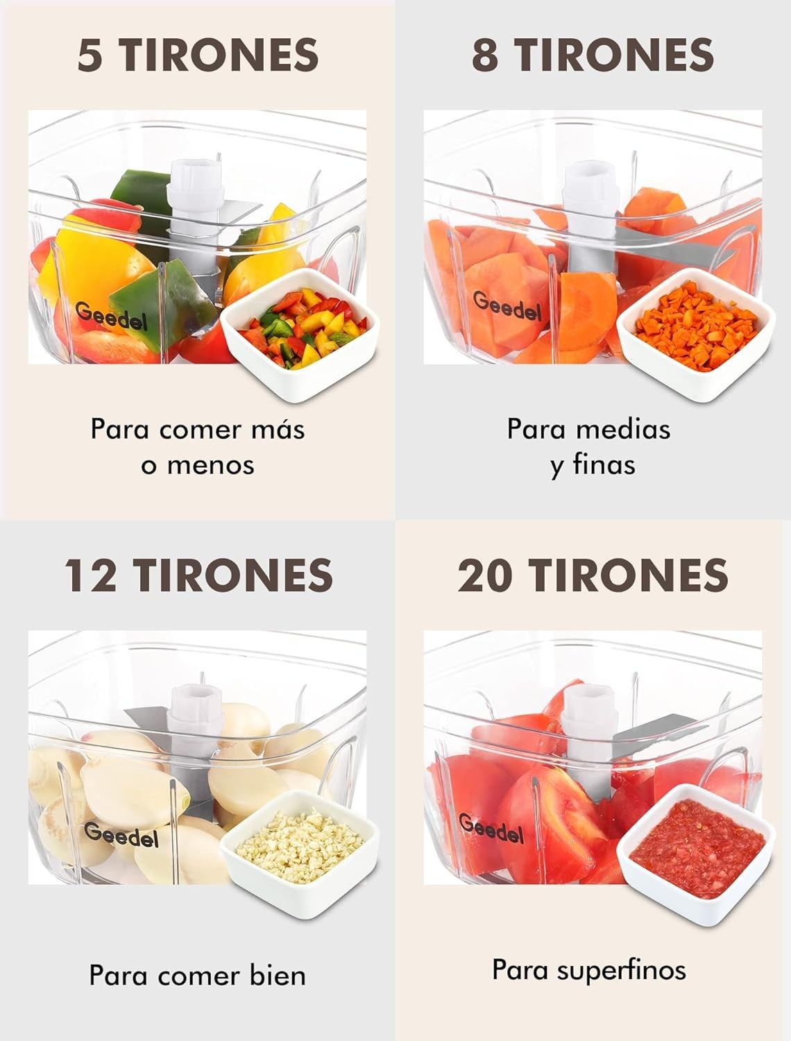 Manual Food Processor Vegetable Cutter 2 Cup Compact Kitchen Chopper