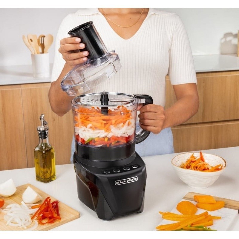 8-Cup Food Processor 850W Easy Assembly 2 Speeds Pulse Dishwasher Safe New