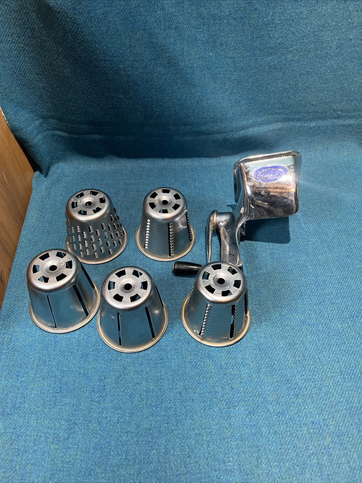 Vintage Saladmaster Food Processor With Cones No Stand or Finger Guard